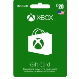 Xbox 20 USD Gift Card (United States) - Digital Key