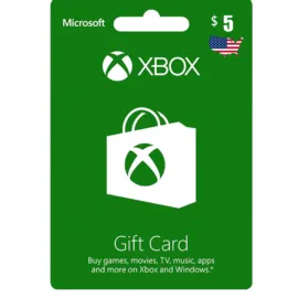Xbox 5 USD Gift Card (United States) - Digital Key